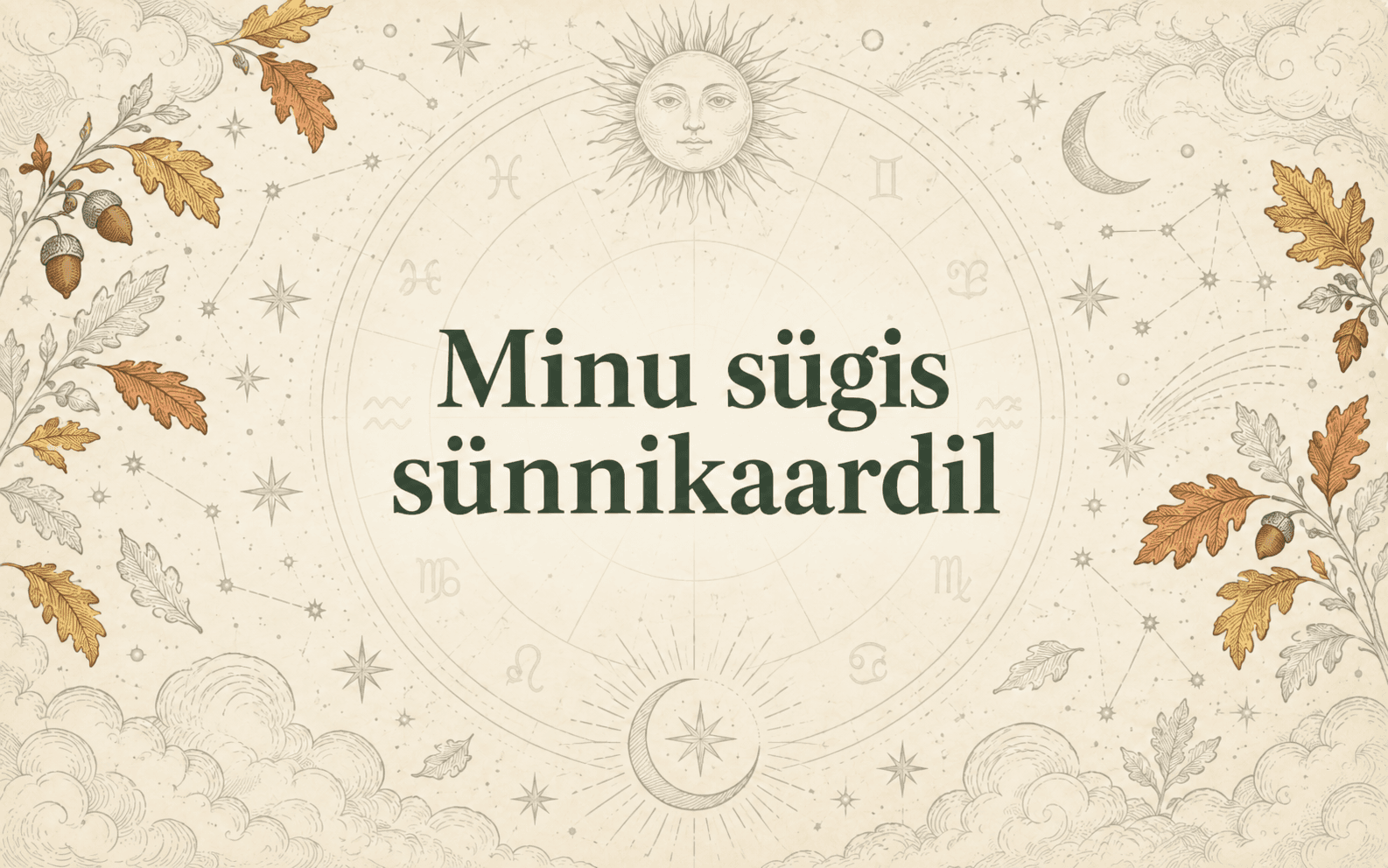 Minu sügis sünnikaardil
